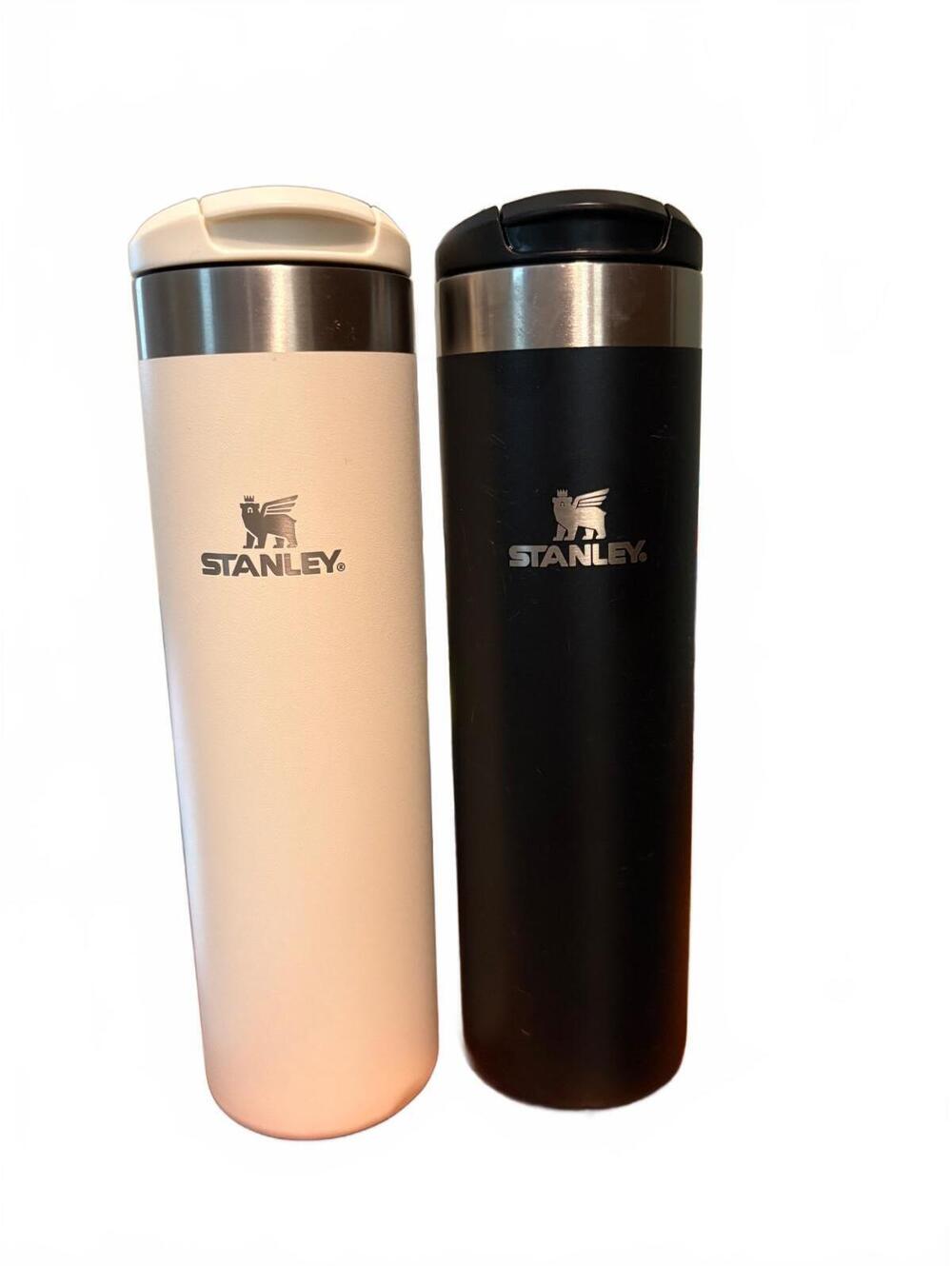 Stanley Unisex Aerolight 20Oz Transit Bottle Black & White - 2